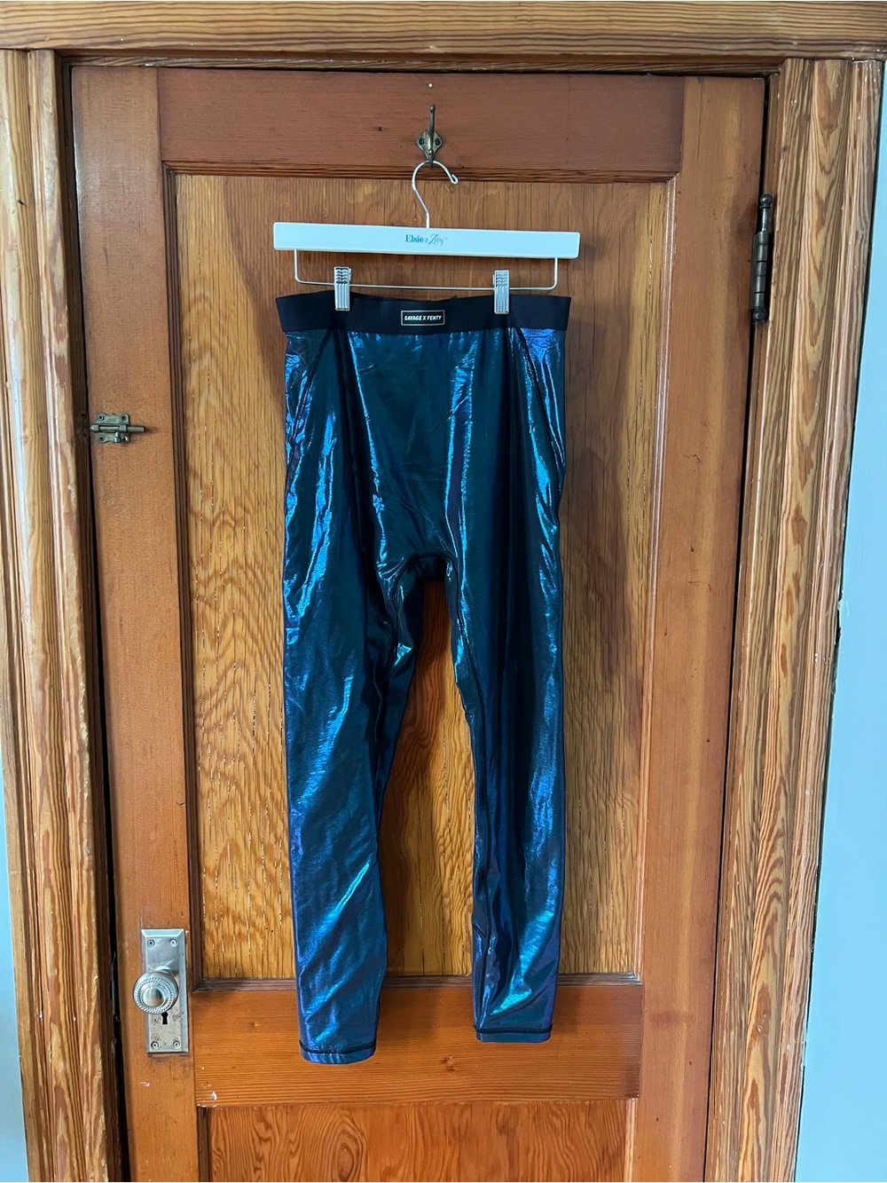 Savage Fenty holographic leggings